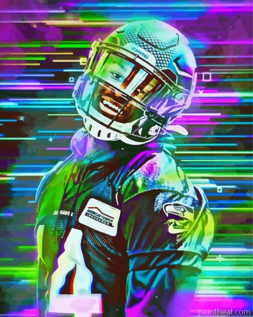 DK Metcalf Painting By Numbers Kits