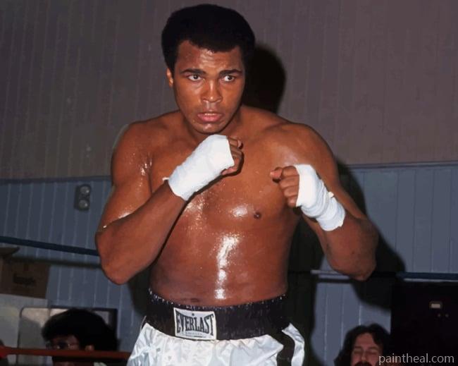 Mohammad Ali The Boxer Painting By Numbers Kits