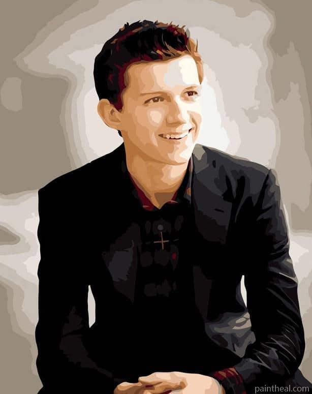 Tom Holland People Painting By Numbers Kits