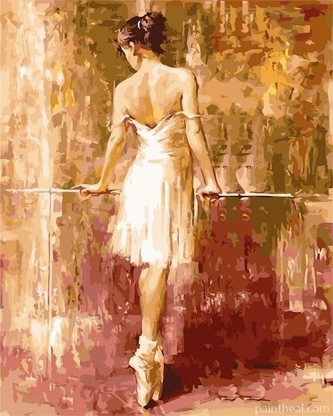Purity Ballerina People Painting By Numbers Kits
