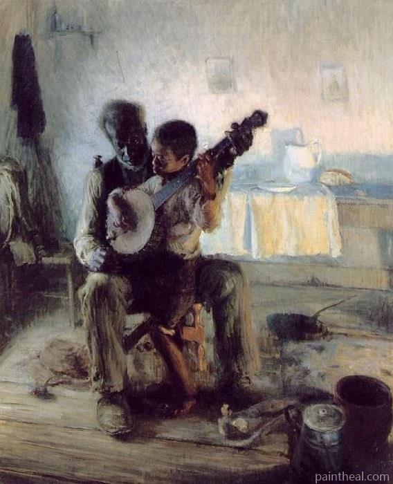 The Banjo Lesson By Henry Ossawa Tanner People Painting By Numbers Kits