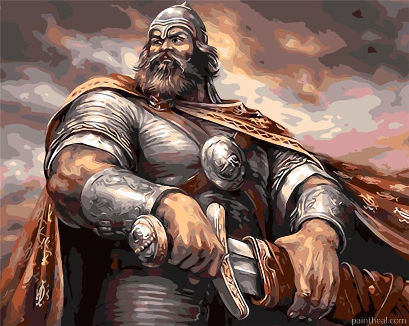 Vikings Warrior People Painting By Numbers Kits
