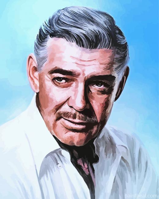 Aesthetic Clark Gable Art Painting By Numbers Kits
