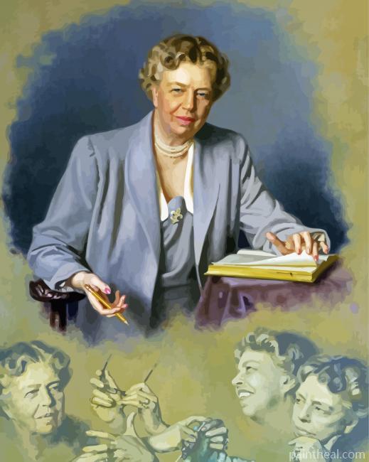 Eleanor Roosevelt Art Painting By Numbers Kits