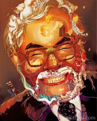 Abstract Hayao Miyazaka Painting By Numbers Kits