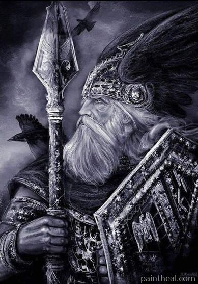 Odin Vikings People Painting By Numbers Kits