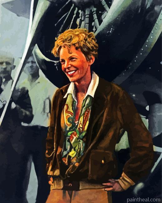 Amelia Mary Earhart Painting By Numbers Kits