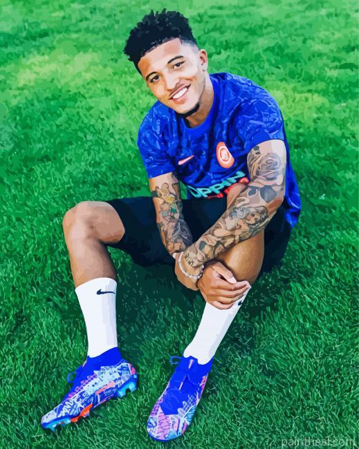 Jadon Sancho Footballer- Painting By Numbers Kits