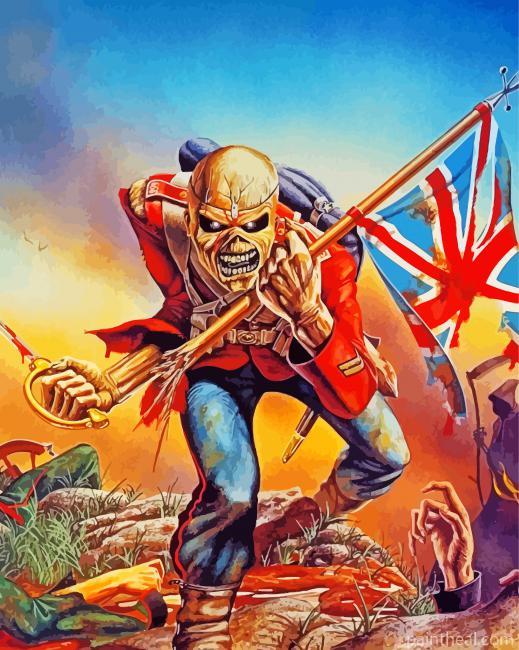 Iron Maiden Art Painting By Numbers Kits