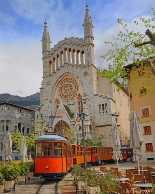 Church Of Sant Bartomeu Spain NEW Painting By Numbers Kits