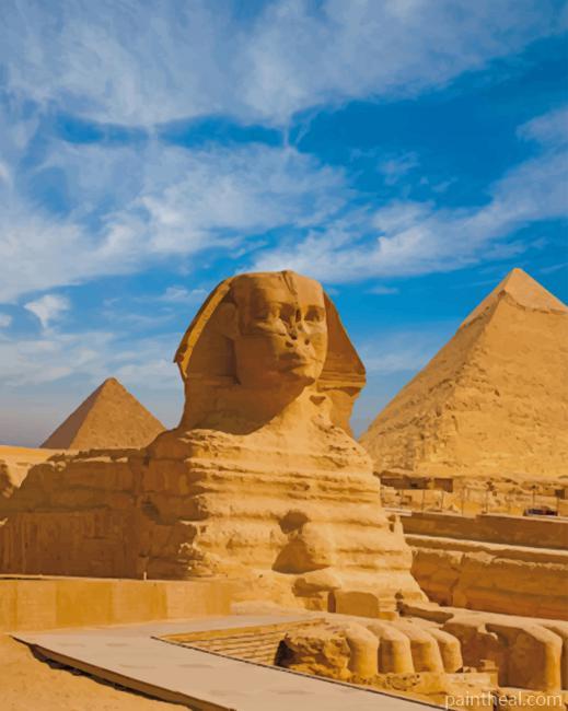 Great Sphinx Of Giza Egypt NEW Painting By Numbers Kits