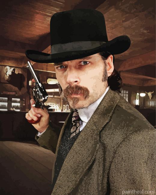 Doc Holliday Gunfighter Painting By Numbers Kits