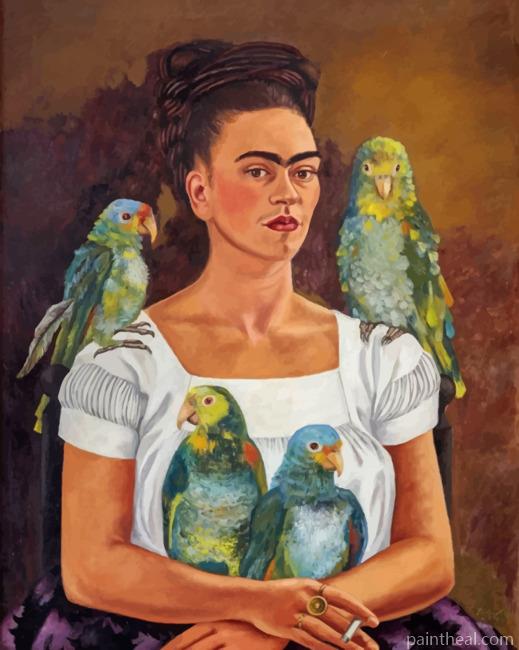Me And My Parrots Painting By Numbers Kits