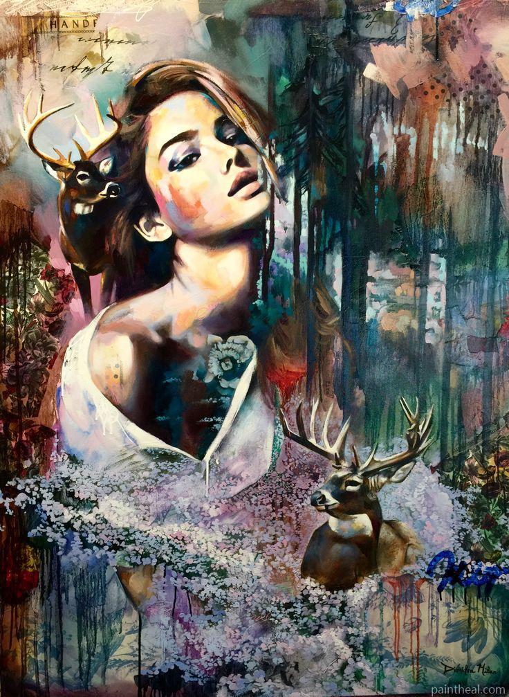 Wild Girl People Painting By Numbers Kits