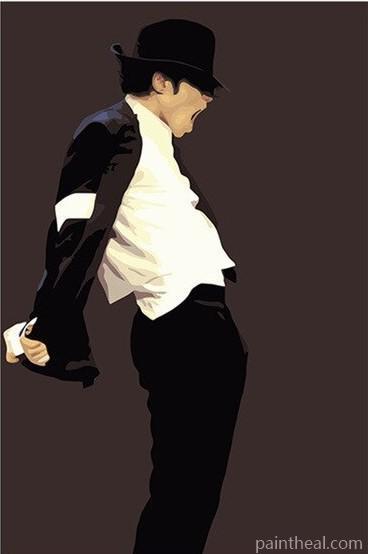 Classy Michael Jackson People Painting By Numbers Kits