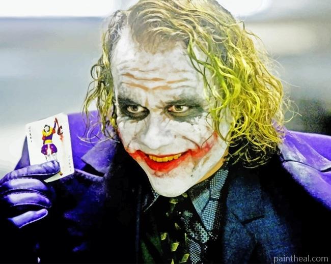 Heath Ledger Joker NEW Painting By Numbers Kits