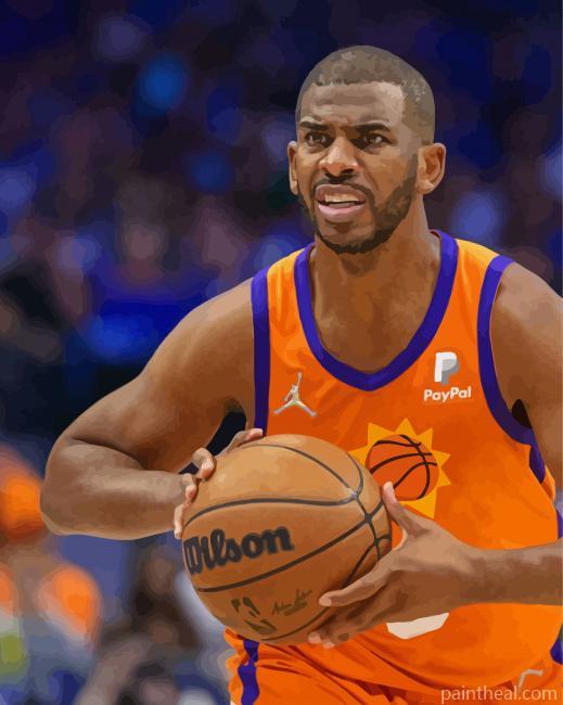 Chris Paul Art Painting By Numbers Kits
