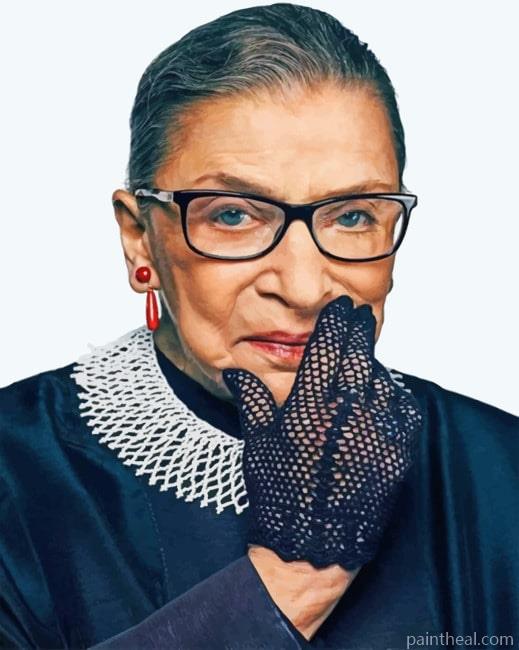 The Beautiful Ruth Bader Ginsburg Women Painting By Numbers Kits