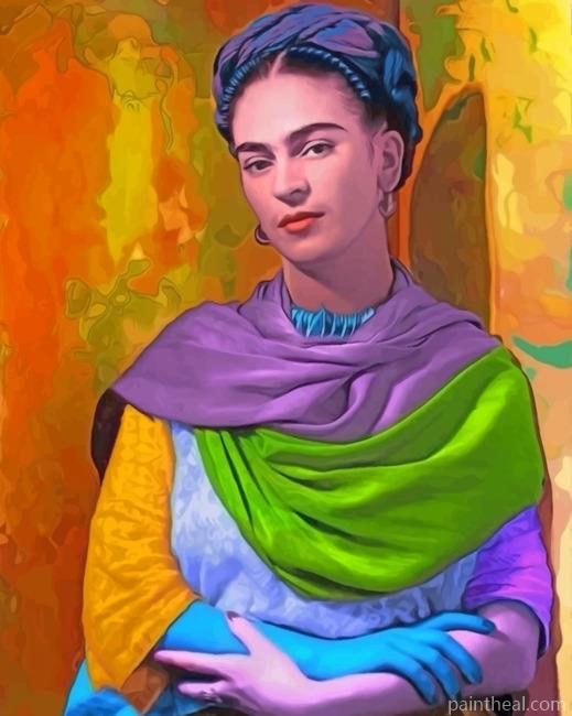 Frida Kahlo The Painter Painting By Numbers Kits