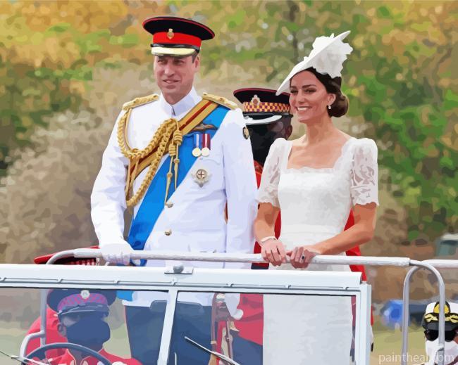 Prince William And Kate Middleton Painting By Numbers Kits