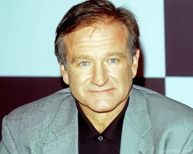 The Actor Robin Williams Painting By Numbers Kits
