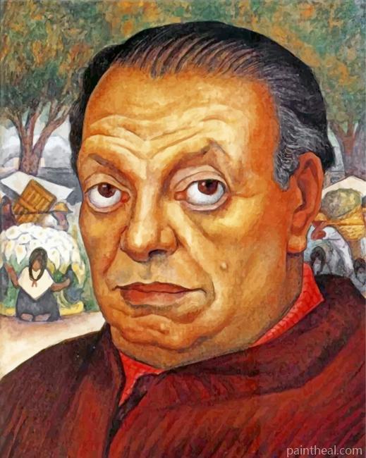 Diego Rivera Self Portrait Painting By Numbers Kits