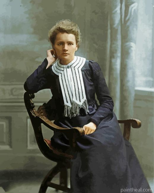 Maria Curie Physicist Painting By Numbers Kits
