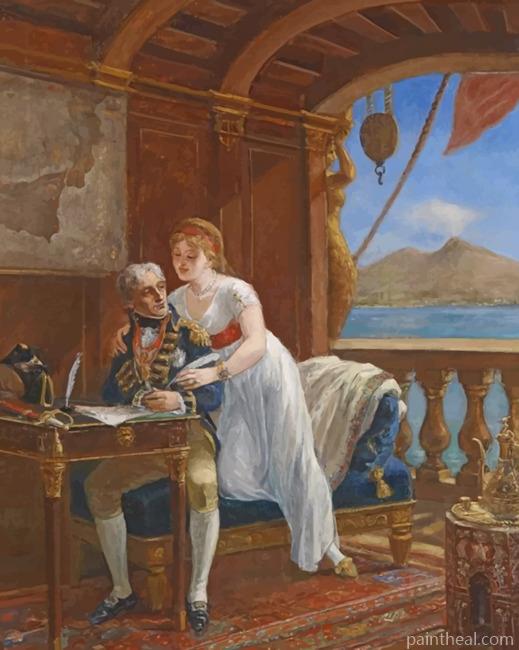 Admiral Nelson And His Lover Painting By Numbers Kits