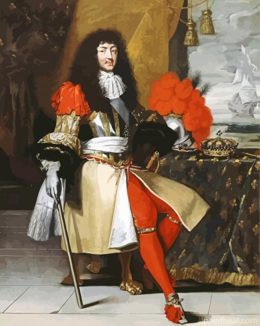 King Louis XIV Painting By Numbers Kits