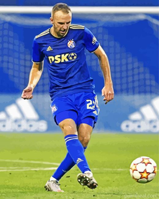 Footballer Josip Misic Painting By Numbers Kits