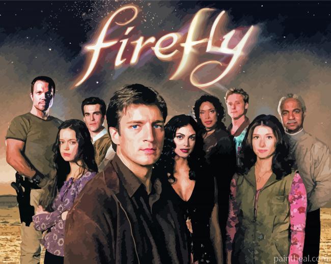 Firefly Characters Poster Painting By Numbers Kits