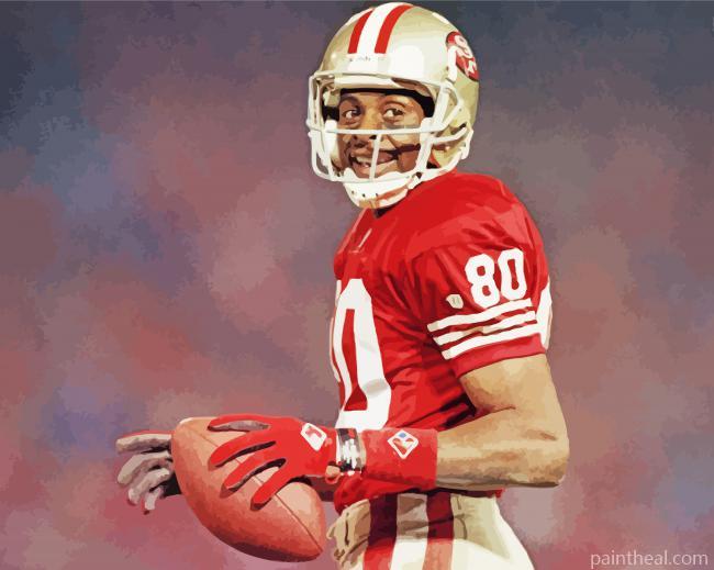 Aesthetic Vintage Jerry Rice Painting By Numbers Kits