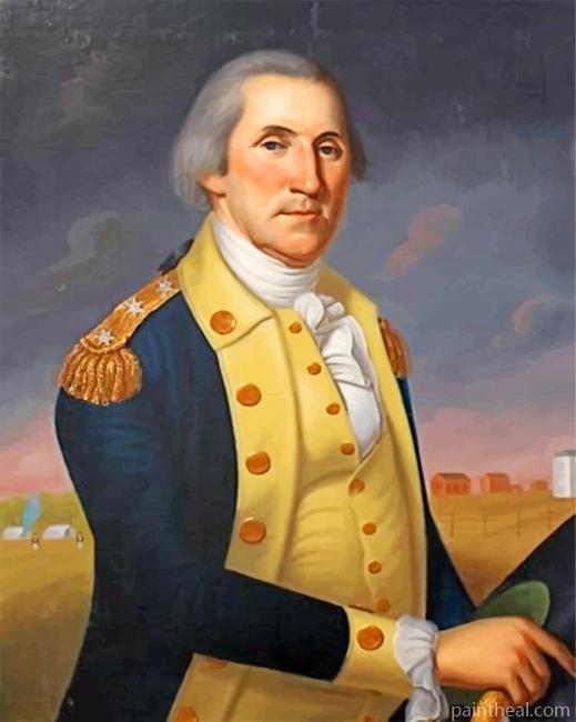 Aesthetic George Washington Painting By Numbers Kits