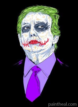 Joker Donald Trump Painting By Numbers Kits