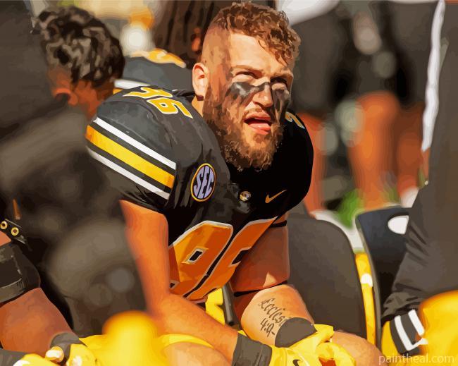 Mizzou Player Painting By Numbers Kits