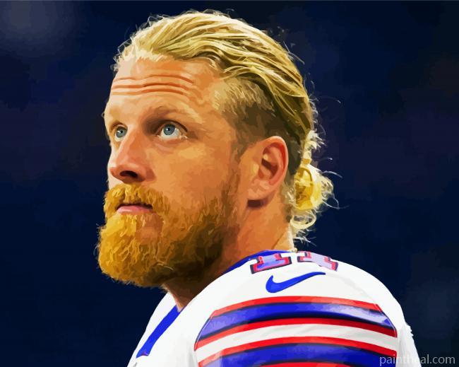 Cole Beasley Buffalo Bills Footballer Painting By Numbers Kits