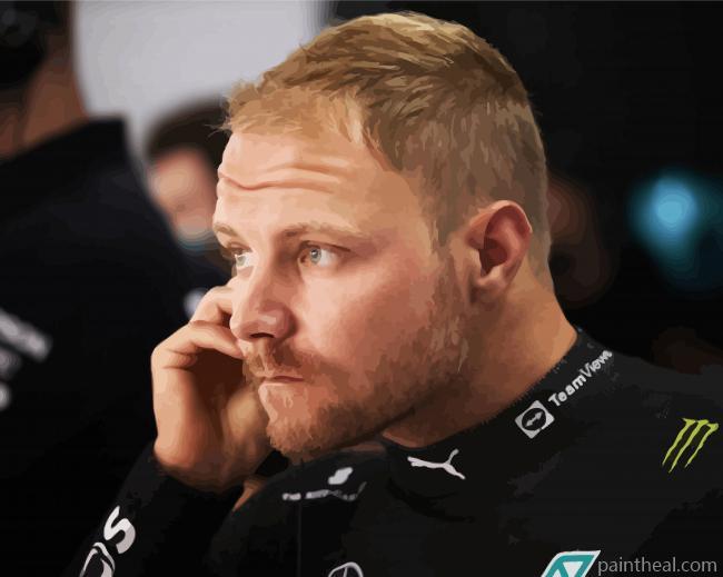 Valtteri Bottas Motorsports Driver Painting By Numbers Kits