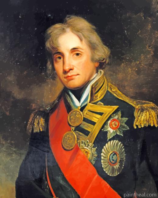 Vintage Admiral Nelson Painting By Numbers Kits