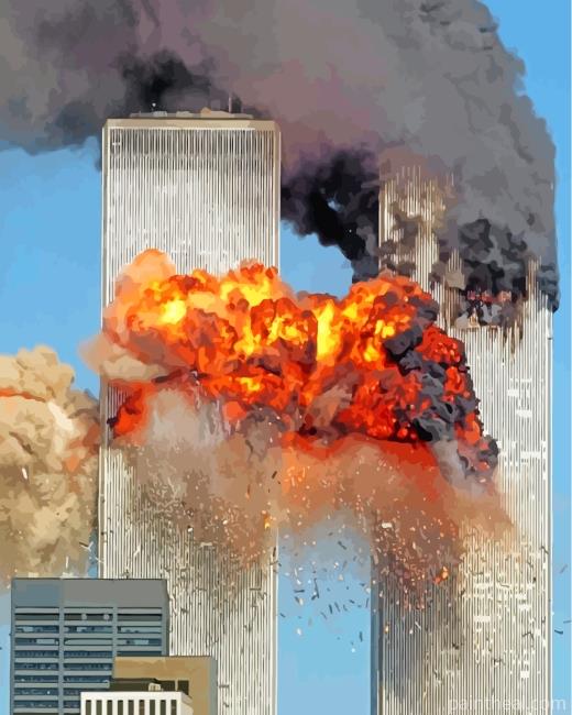 11 September World Trade Center Painting By Numbers Kits