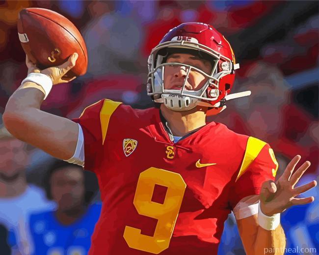 Cool USC Trojans Player Painting By Numbers Kits