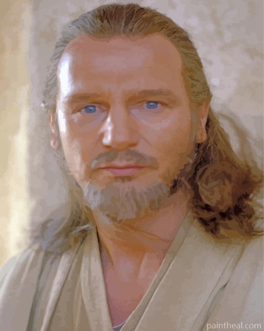 Qui Gon Jinn Painting By Numbers Kits