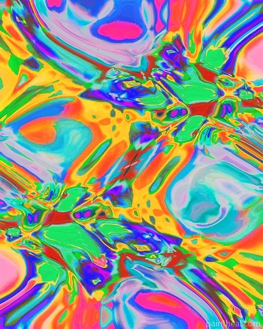 modern Colorful art NEW Painting By Numbers Kits