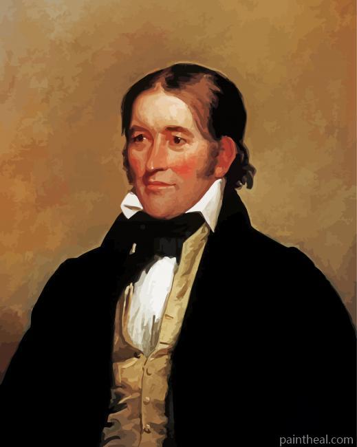 Vintage Davy Crockett Painting By Numbers Kits