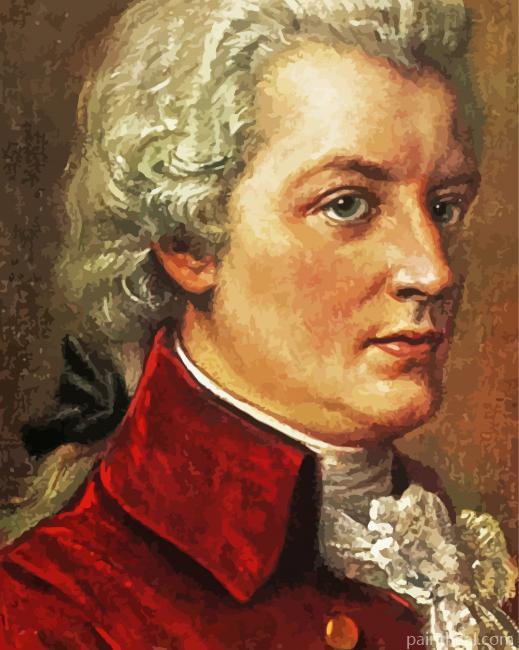 Vintage Mozart Painting By Numbers Kits