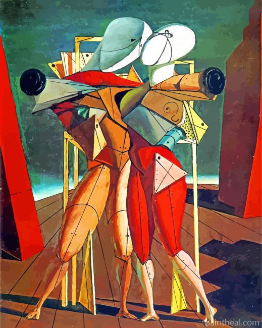 Giorgio De Chirico Hector And Andromache Painting By Numbers Kits