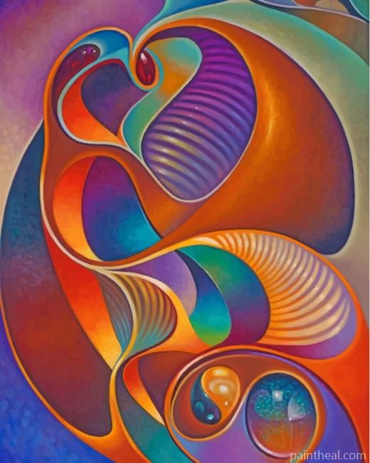 Abstract Art Painting By Numbers Kits