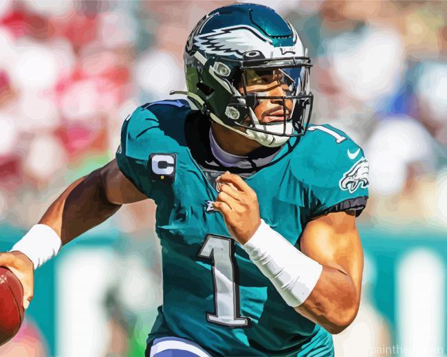 Aesthetic Eagles Football Painting By Numbers Kits