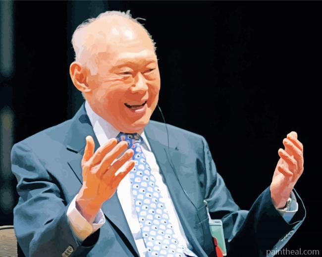 Lee Kuan yew Painting By Numbers Kits
