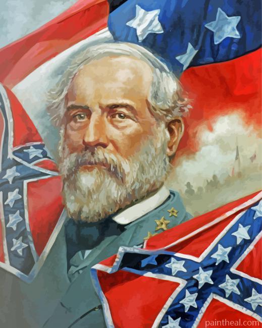 Aesthetic Robert Edward Lee Painting By Numbers Kits