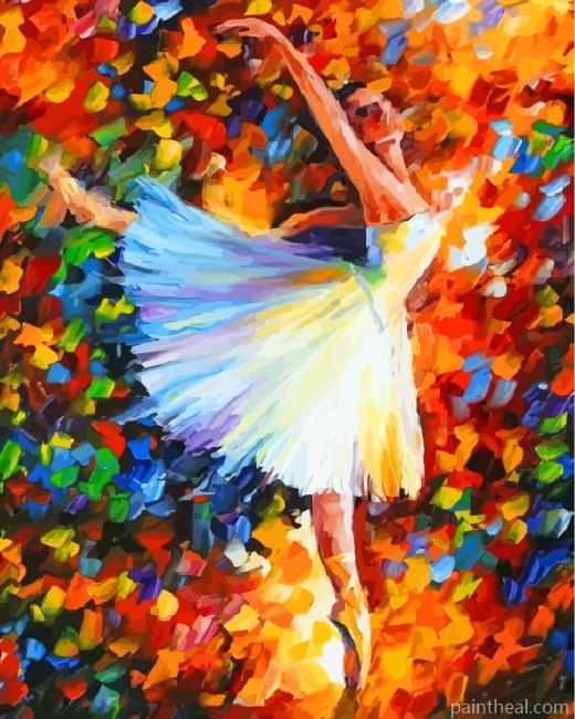 Abstract Ballerina Painting By Numbers Kits